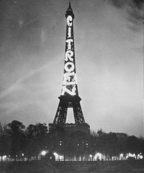 La Tour Eiffel illuminée par Fernand Jacopozzi