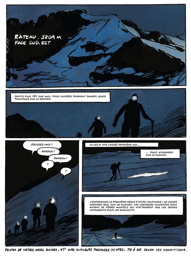 Planche de Ailefroide de Jean-Marc Rochette avec Olivier Bocquet