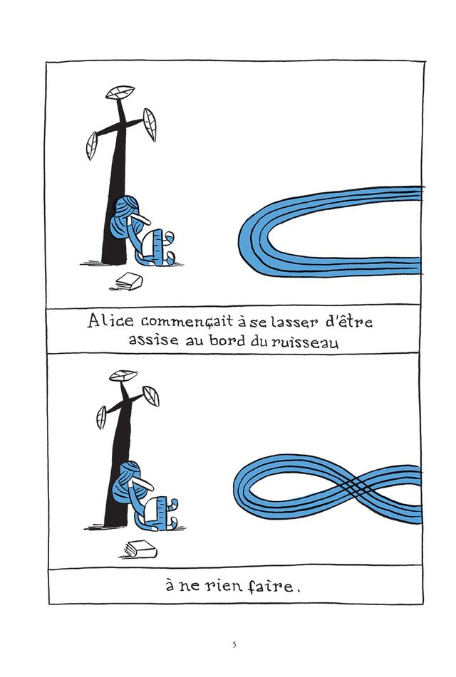Planche d'Alice dans le Sussex de Nicolas Mahler
