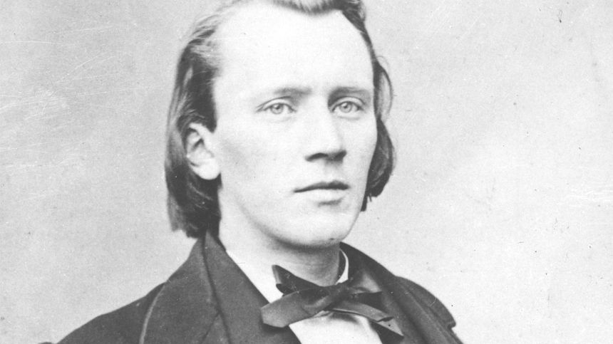 Portrait de Johannes Brahms vers 1870