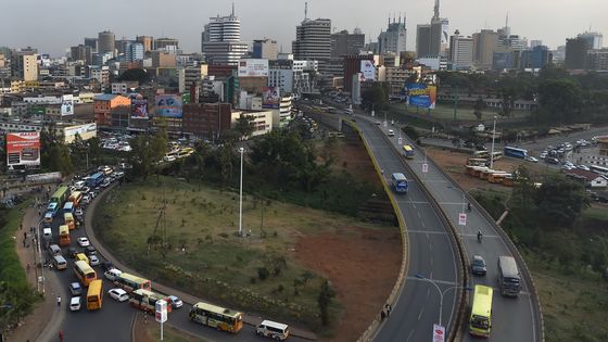 Nairobi, capitale du Kenya, accueille "Stars in Africa", le forum économique des start up. ©AFP - Tony Karumba