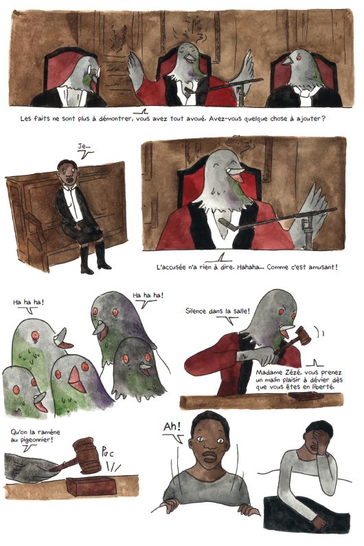 Planche La Ballade des dangereuses ed La Boîte à Bulles