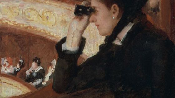 Mary Cassatt, Dans la loge, vers 1877-1878, huile sur toile, 81,28 x 66,04 cm, Inv. 10.35, Boston, Museum of Fine Arts, The Hayden Collection - Charles Henry Hayden Fund - 2018 Museum of Fine Arts, Boston