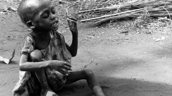 Un enfant du Biafra le 26 février 1969. ©AFP - DPA