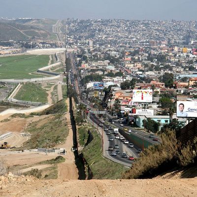 Barrière Etats-Unis Mexique à Tijuana
