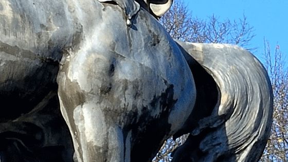 Statue cheval