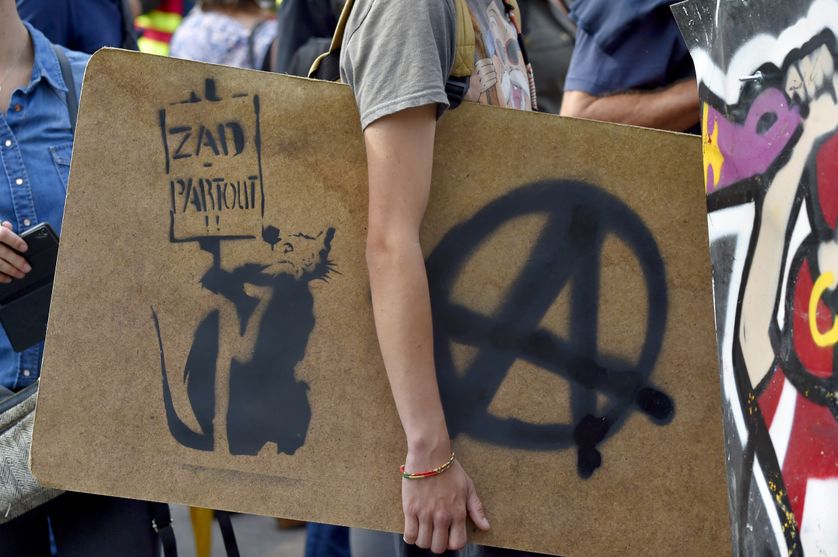 Manifestation contre la loi tavail en 2016 à Nantes