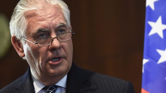 Rex Tillerson à Abuja, Niger, le 12/03/2018. ©AFP - PIUS UTOMI EKPEI