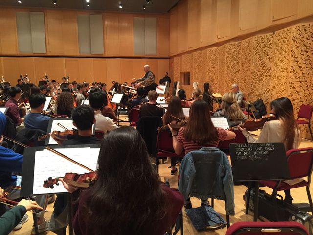 Cours Juilliard, répétition d'orchestre