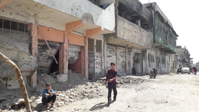 Dans la vieille ville de Mossoul.