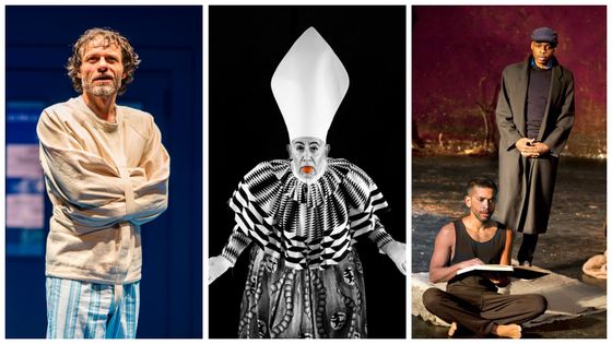 Des gauche à droite : "Périclès, Prince de Tyr" ©Patrick Baldwin - "Elle" © Laura Lago - "The Prisoner" ©Simon Annand
