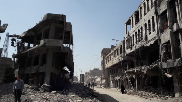 Dans la vieille ville de Mossoul