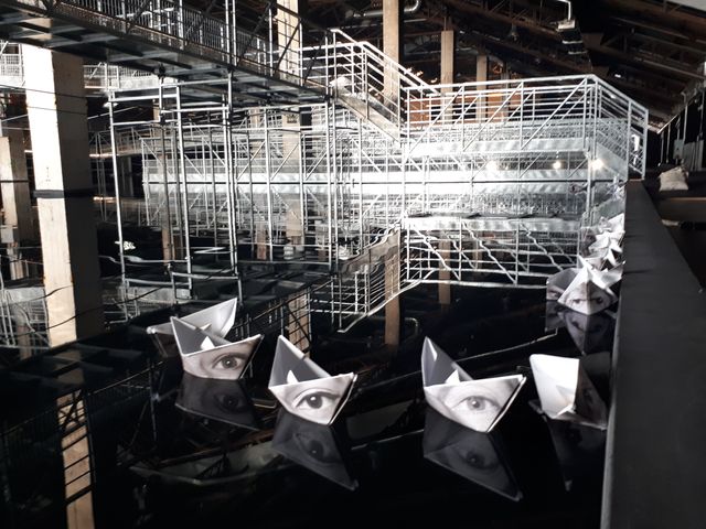 L'installation Amor Fati est à découvrir sur le quai de la Joliette, à Marseille, jusqu'au 13 mai 2018.