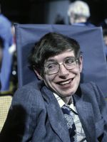 Stephen Hawking on October 10, 1979 in Princeton, New Jersey.