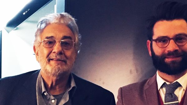 Placido Domingo, ténor, chef d'orcheste, Jorge Chaminé, baryton invités de Clément Rochefort