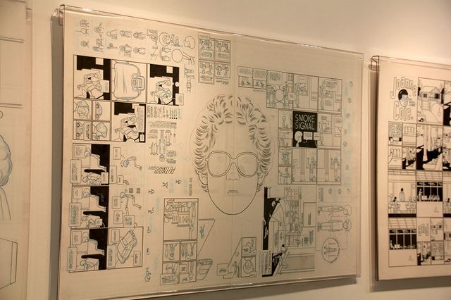 Chris Ware à la Galerie Martel à Paris