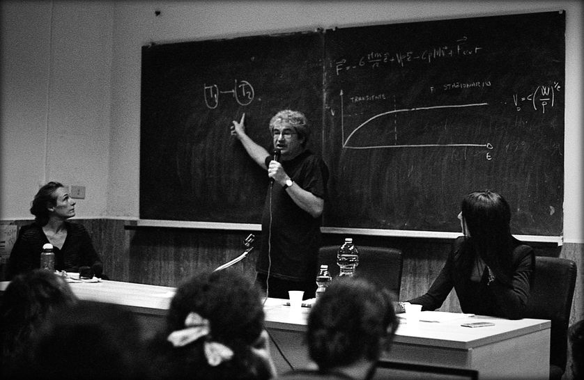 Carlo Rovelli à l'université La Sapienza à Rome