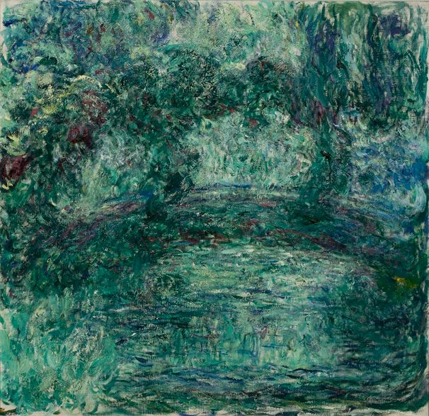 Le Pont japonais, sur le bassin aux nymphéas (1920 - 1924)