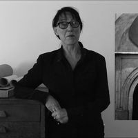 Portrait issu du film de Teri Wehn-Damisch Jacqueline Salmon, l'art d'avancer masqué