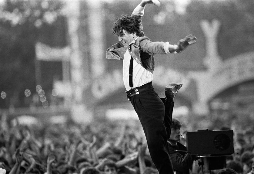 Jacques Higelin en 1986 à la Fête de l'Huma