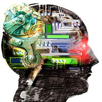 Vue d'artiste de l'intelligence artificielle