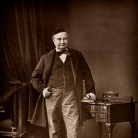 C-A Sainte-Beuve (1804-1869) photographié par Bertall dans les années 1860.