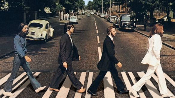 Les Beatles sur Abbey Road - Photo de Iain McMillan