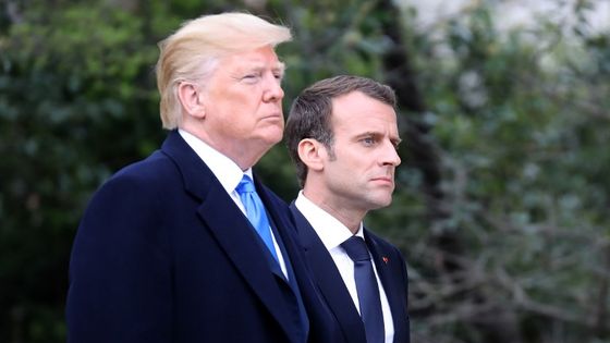 Le Président français Emmanuel Macron entame ce lundi 23 avril une visite d'État de trois jours sur le sol américain. ©AFP - Ludovic Marin