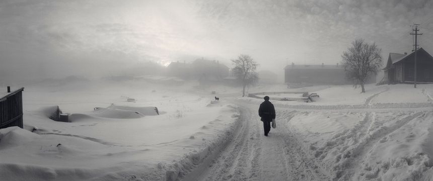 Pentti Sammallahti, Solovki, mer Blanche, Russie, 1992.