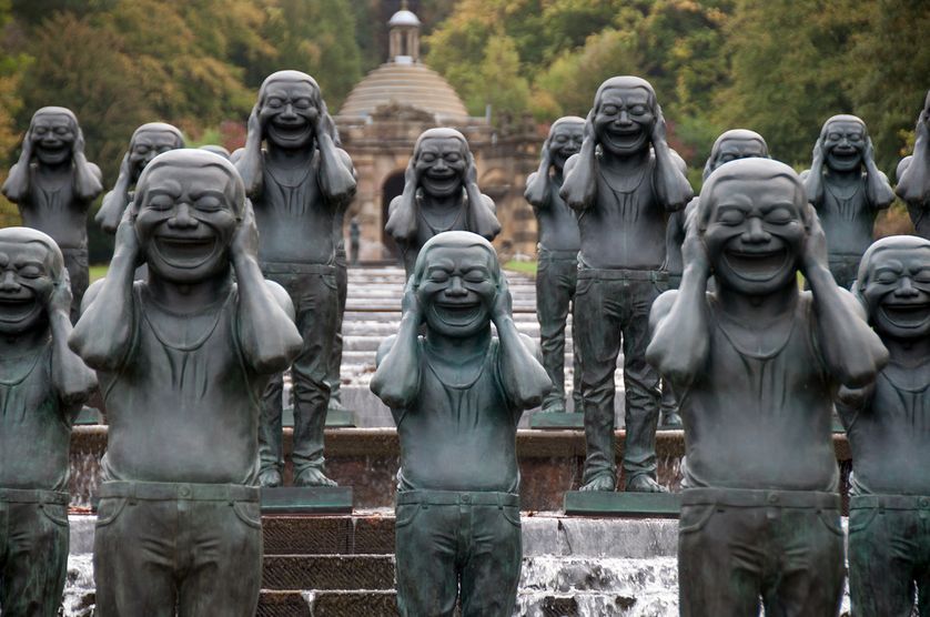 Yue Minjun, "Terracotta Warriors (Contemporary)"