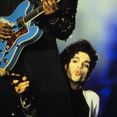Prince à Bercy en 1993 - Photo d'Alain BENAINOUS/Gamma-Rapho via Getty