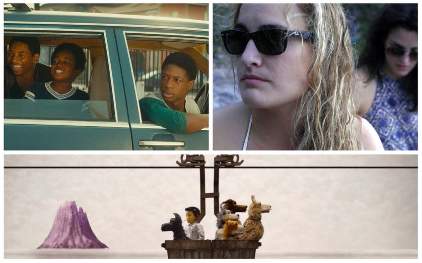 En haut :Kaalan Walker, Lamar Johnson dans "Kings" et Taelor Ranzau dans "Southern Belle". En bas : "L'île aux chiens"