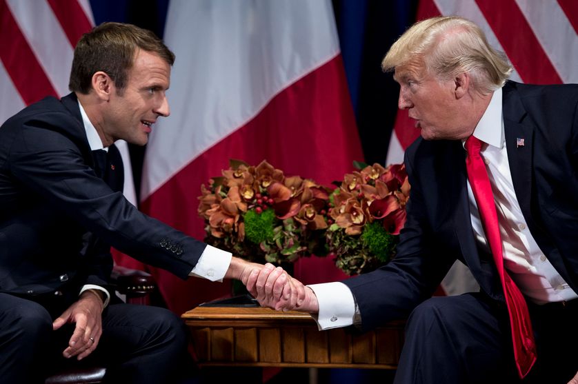 Rencontre entre Emmanuel Macron et Donald Trump le 18 septembre 2017