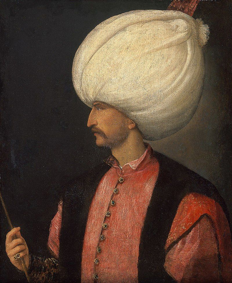 Portrait de Soliman (vers 1530) attribué au Titien (autour de 1488-1490 - 1576)