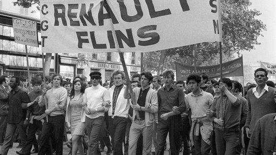 Flins, 28 mai 1968 ©AFP - Jacques Marie