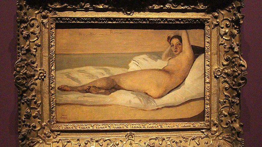 Corot - Marietta ou l'Odalisque romaine (1843)
