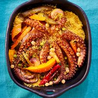 Couscous au poulpe
