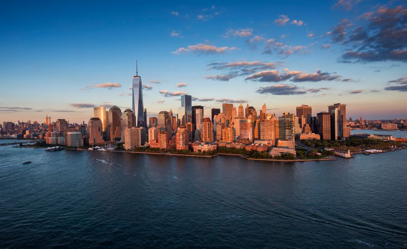 USA, New York State, New York City, vue aérienne de la ville