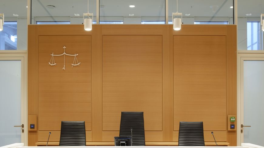 Une salle d'audience du nouveau Palais