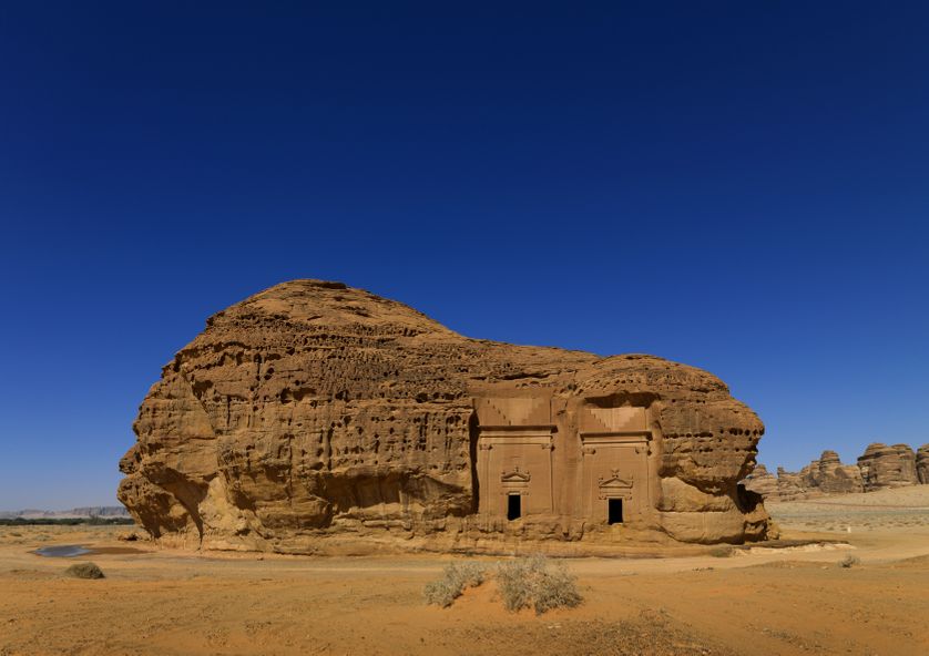 Le site archéologique d’Al-Ula, à Madain Saleh, dans le nord-ouest saoudien, est reconnu pour ses tombes nabatéennes.