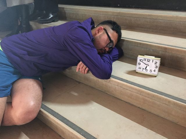 L'une des performances de Do Disturb au Palais de Tokyo