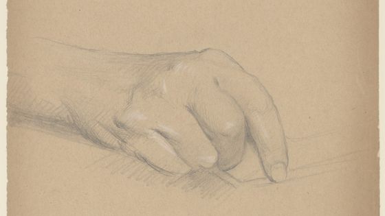 Jean Gounod: Etude de la main droite de Charles Gounod - Gallica - BnF
