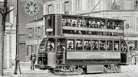Tram éléctrique (Paris, XIXe siècle) ©Getty - PHAS