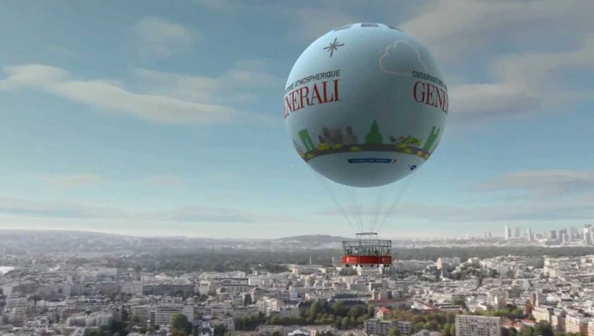 Le Ballon Generali revient dans le ciel de Paris