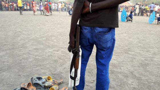 Old Fangak, territoires rebelles au nord du pays. Famine, massacres ethniques, viol comme arme de guerre, enfants soldats… La guerre au Soudan du Sud, un « enfer sur terre », selon Kofi Annan. ©Radio France - Claude Guibal