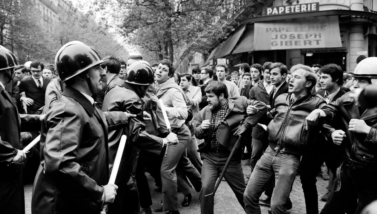 Mai-68 face aux barricades, côté police