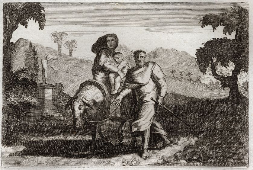 La fuite en Egypte, Bible de Royaumont