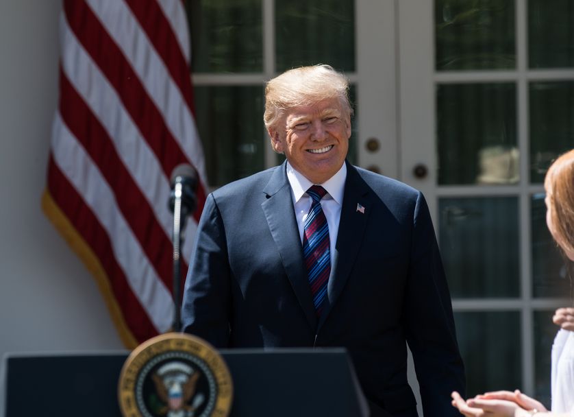 Le président américain Donald Trump