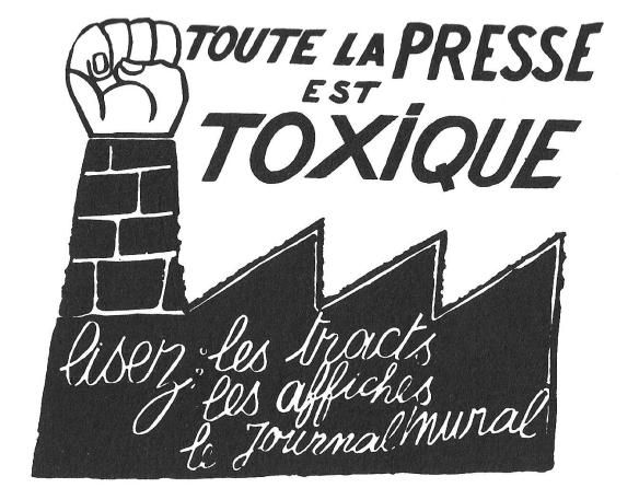Affiche de mai 68. Face aux critiques de la presse, il faut réaffirmer que les faits sont révolutionnaires.
