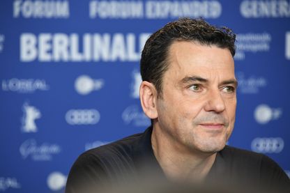 Le réalisateur, Christian Petzold pendant la conférence de presse pour son film "Transit" sélectionné en compétition officielle à la Berlinale 2018, le 17 février 2018 à Berlin, en Allemagne. Le réalisateur, Christian Petzold pendant la conférence de presse pour son film "Transit" sélectionné en compétition officielle à la Berlinale 2018, le 17 février 2018 à Berlin, en Allemagne.